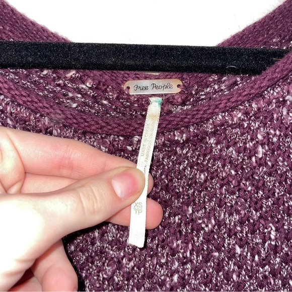 Free People Under Your Spell 3/4 Sleeve Oversized Slouchy Sweater - Picture 7 of 9